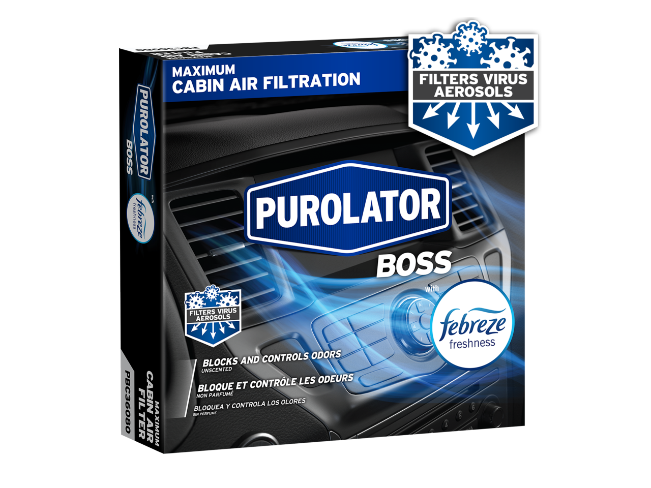 PurolatorBOSS Cabin Air Filters