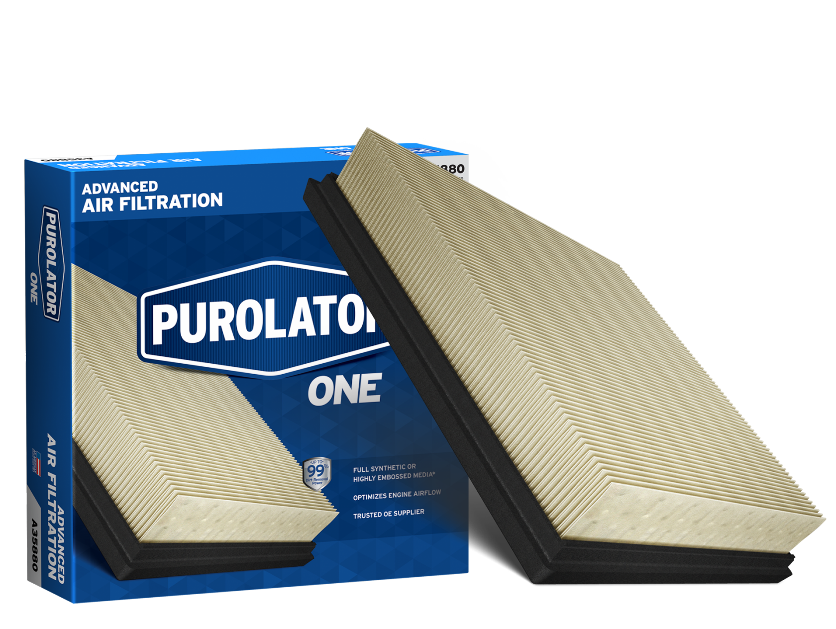 Les filtres à air PurolatorONE donnent à votre moteur une bouffée d’air frais