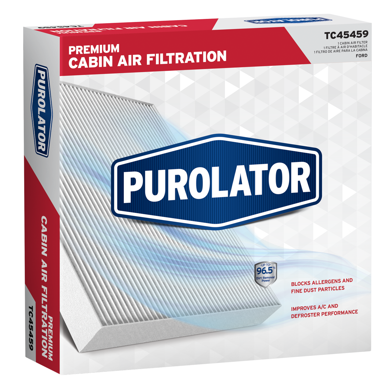 Los filtros de aire de cabina Purolator mejoran el confort general de conducción, fomentan un mejor flujo de aire a través de su vehículo y ayudan en el rendimiento de desemposter.